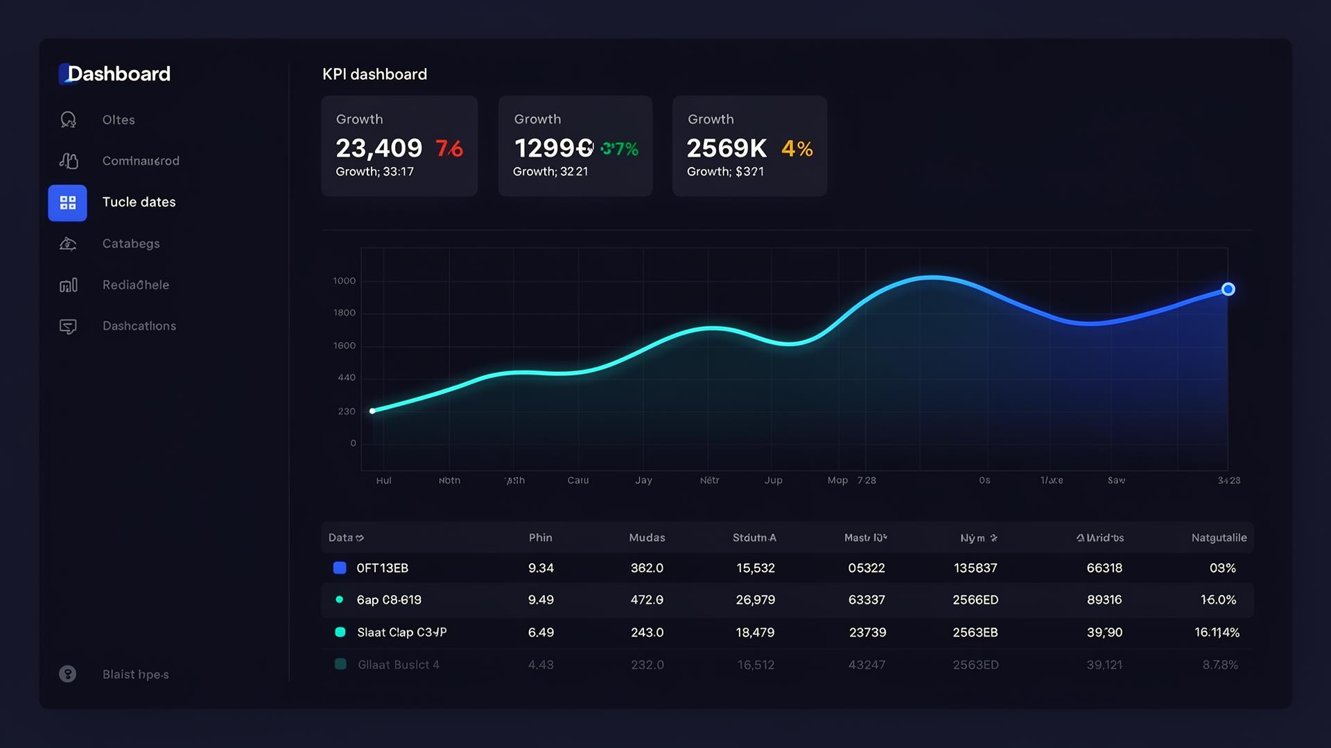 Connected Pros dashboard preview